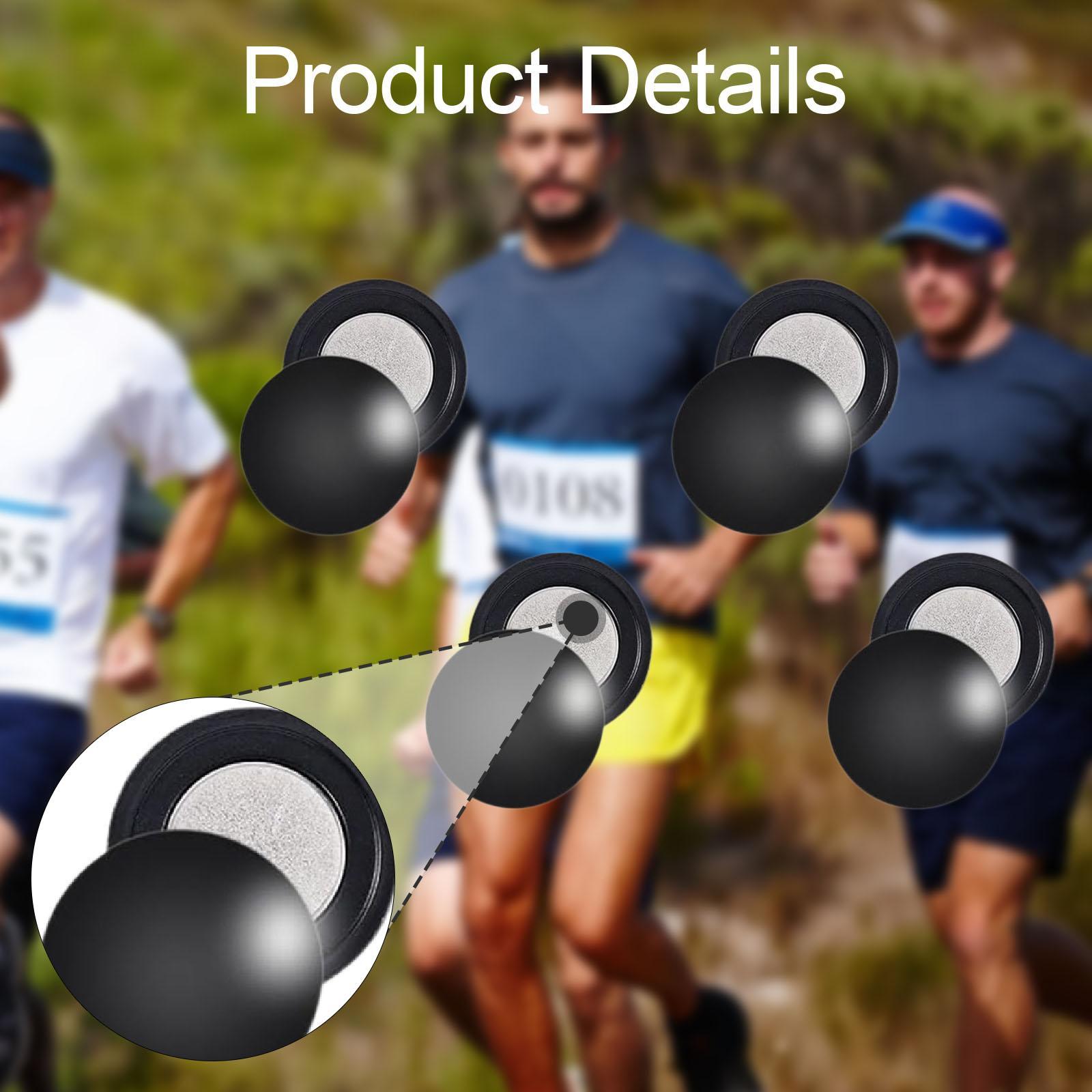 Running Gear Track - 4 Pares de Clipes Magnéticos para