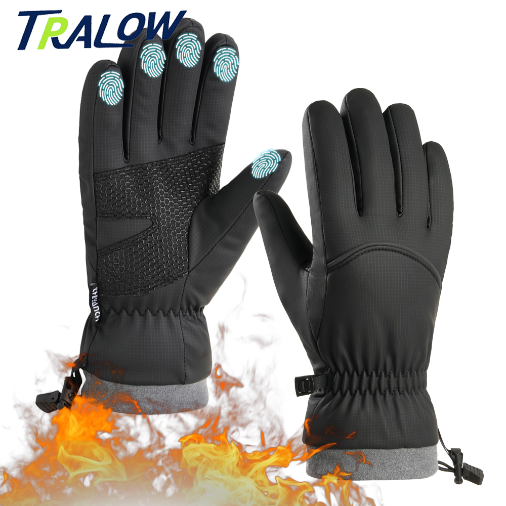 Running Gear For Winter - Luvas Térmicas Impermeáveis TRALOW com Tela
