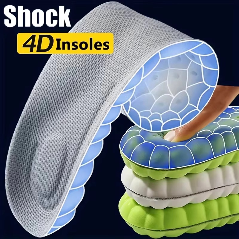 Insole Arch Support - 4 pçs 4d palmilha de corrida