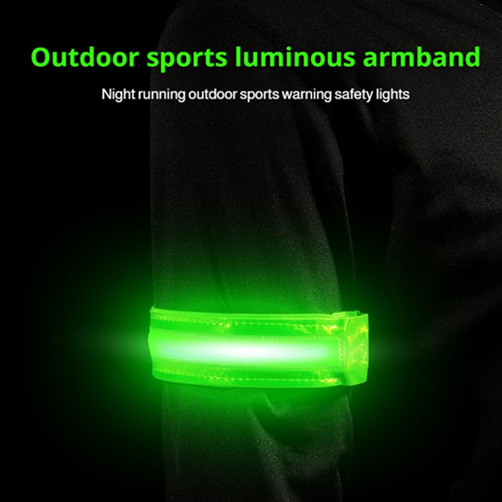 Running Visibility Gear - Braçadeira reflexiva de led, alça de
