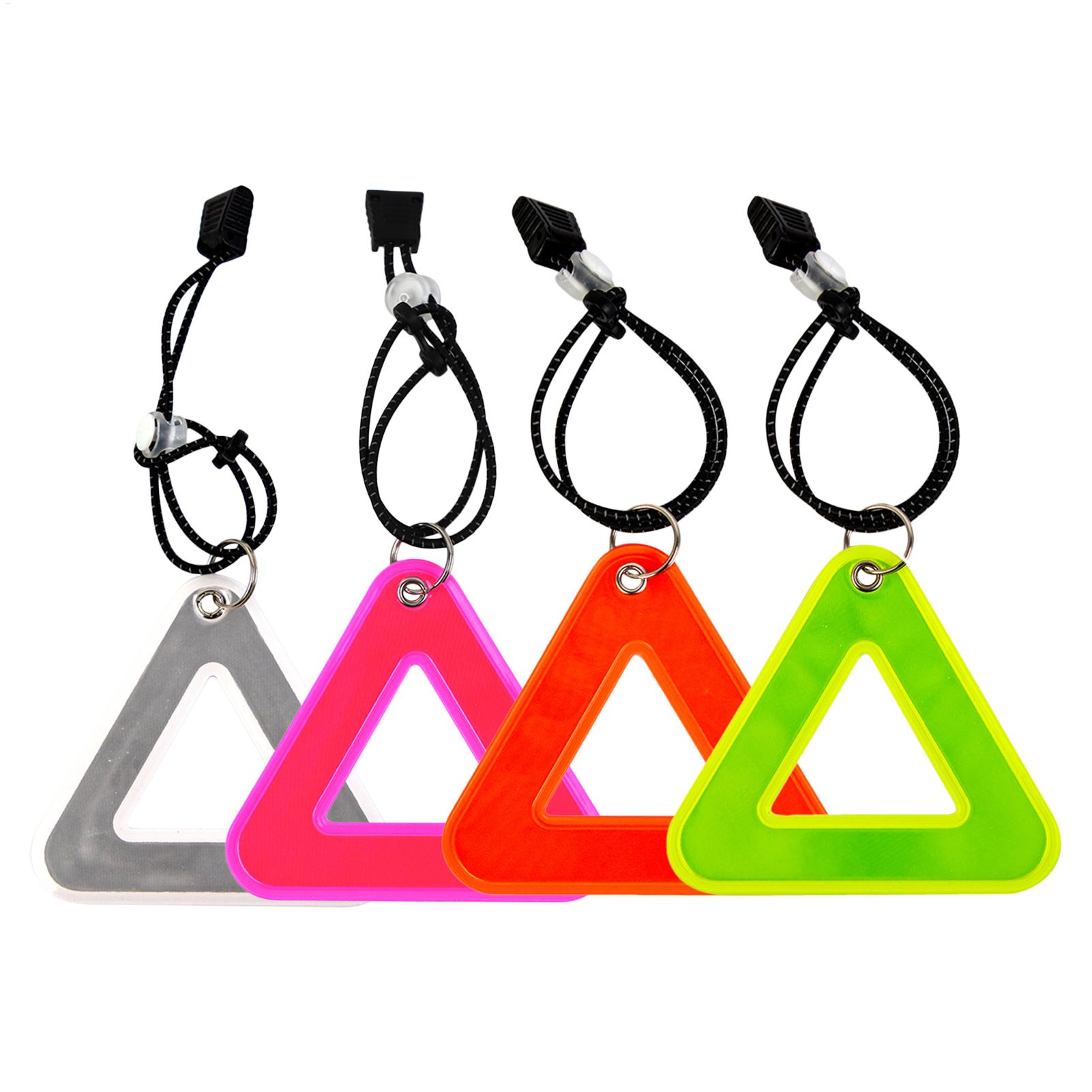 Running Visibility Gear - Pingentes Refletivos de Alta Visibilidade, Triângulo