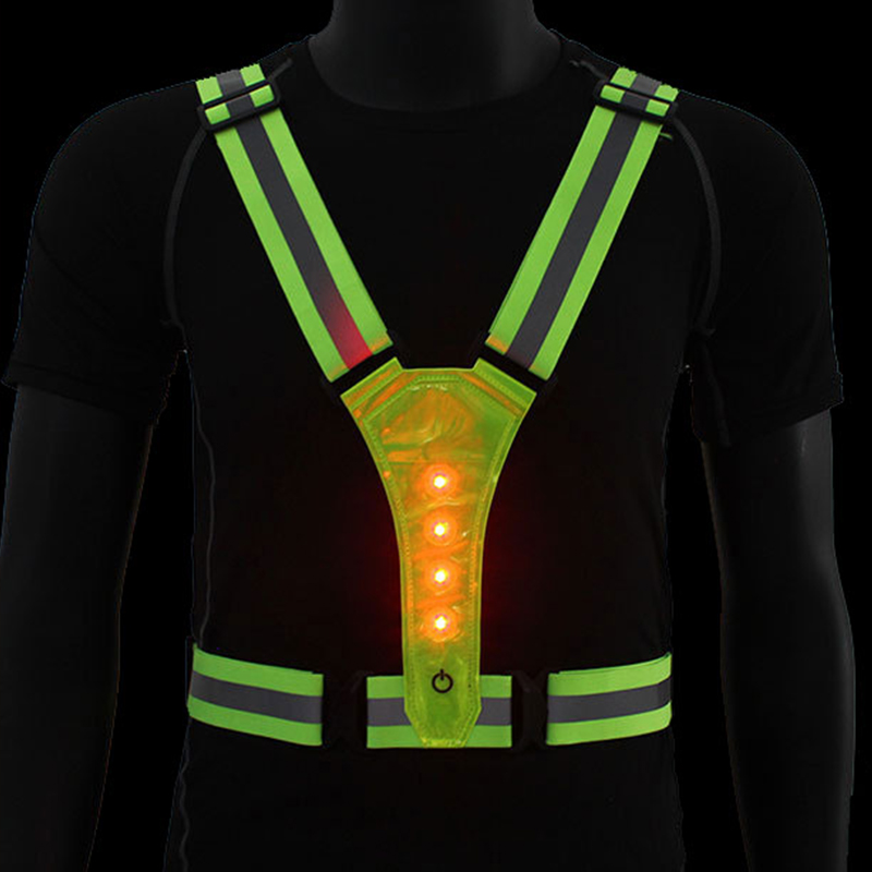 Colete de segurança LED ajustá - Running Gear For Winter avaliação e preço