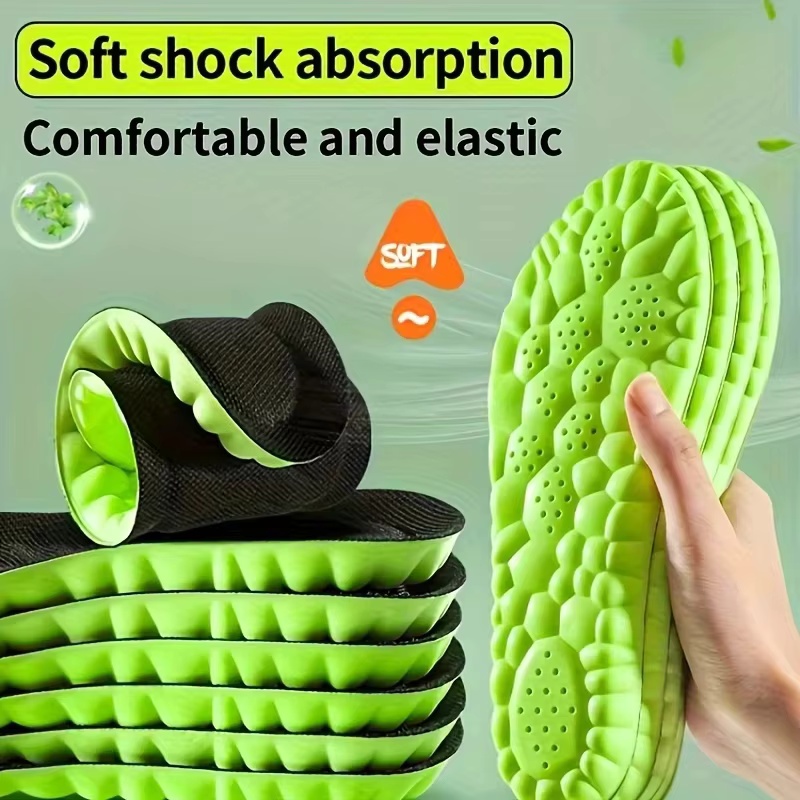 4 pçs 4d palmilha de corrida s - Insole Arch Support avaliação e preço