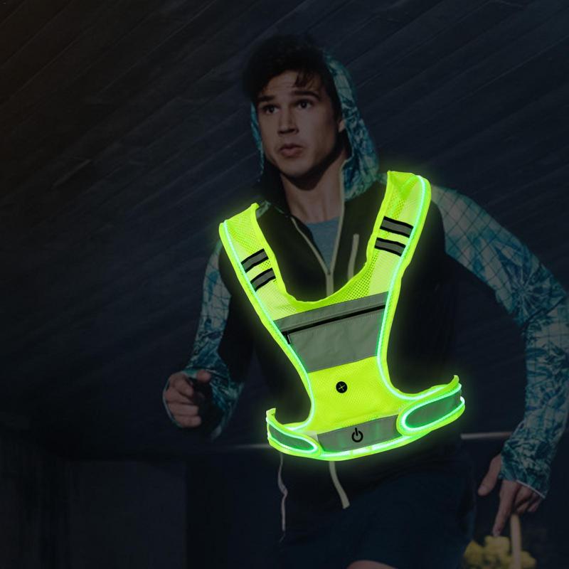 LED Front Light Up Running Ves - Running Visibility Gear avaliação e preço