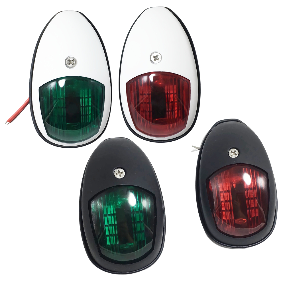 1 par vermelho verde 12v luzes - Running Gear Boat avaliação e preço